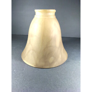 Ceiling Fan Replacement Shade Brown Swirl 2 1/4" Fitter